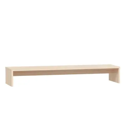 vidaXL Stojalo za zaslon 100x27x15 cm trdna borovina