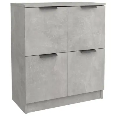 vidaXL Komoda betonsko siva 60x30x70 cm konstruiran les