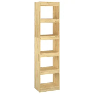 vidaXL Knjižna omara/pregrada 40x30x167,5 cm trdna borovina