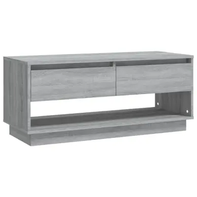 vidaXL TV omarica siva sonoma 102x41x44 cm iverna plošča