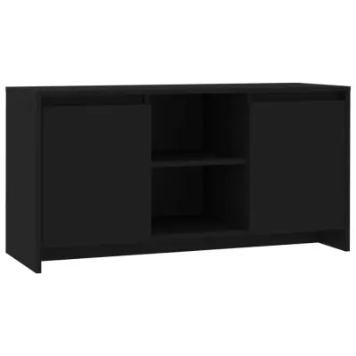 vidaXL TV omarica črna 102x37,5x52,5 cm iverna plošča