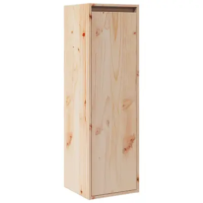 vidaXL Stenska omarica 30x30x100 cm trdna borovina