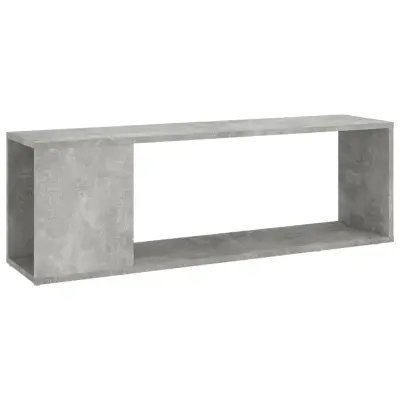 vidaXL TV omarica betonsko siva 100x24x32 cm inženirski les