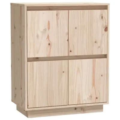vidaXL Komoda 60x34x75 cm trdna borovina