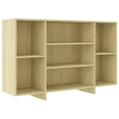 vidaXL Komoda sonoma hrast 120x30x75 cm iverna plošča