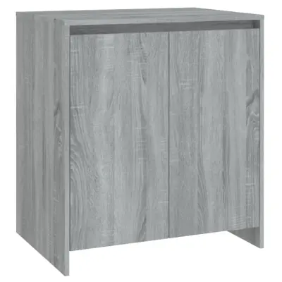 vidaXL Komoda siva sonoma 70x41x75 cm inženirski les
