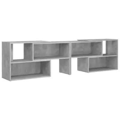 vidaXL TV omarica betonsko siva 149x30x52 cm iverna plošča