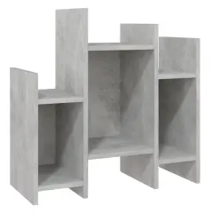 vidaXL Stranska omarica betonsko siva 60x26x60 cm iverna plošča