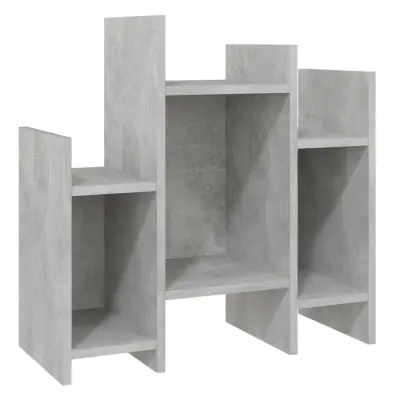 vidaXL Stranska omarica betonsko siva 60x26x60 cm iverna plošča