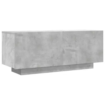 vidaXL TV omarica betonsko siva 100x35x40 cm inženirski les
