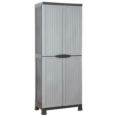 vidaXL Plastična omarica 68x39x171,5 cm