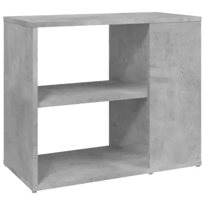 vidaXL Stranska omarica betonsko siva 60x30x50 cm iverna plošča