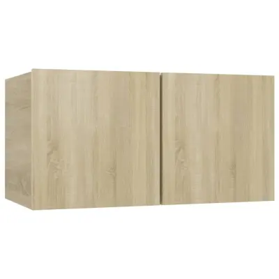 vidaXL Viseča TV omarica sonoma hrast 60x30x30 cm