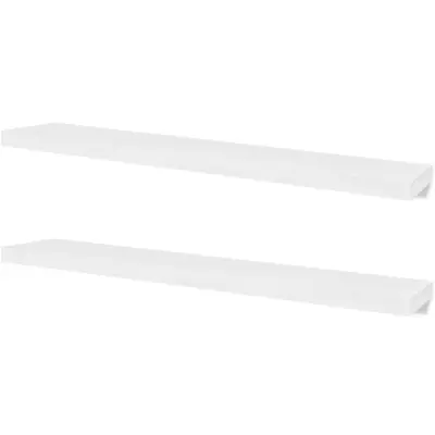 vidaXL Stenske police 4 kosi bele 120 cm