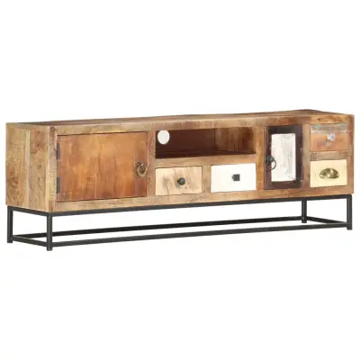 vidaXL TV omarica 120x30x40 cm trden predelan les
