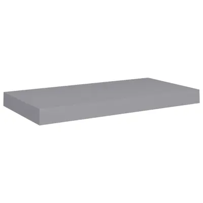 vidaXL Stenska polica siva 50x23x3,8 cm MDF