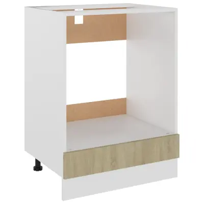 vidaXL Omarica za pečico Lyon sonoma hrast 60x46x81,5cm