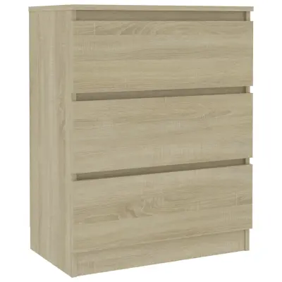 vidaXL Komoda sonoma hrast 60x35x76 cm konstruiran les