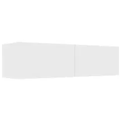 vidaXL TV omarica bela 120x30x30 cm inženirski les