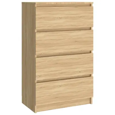vidaXL Komoda sonoma hrast 60x35x98,5 cm konstruiran les