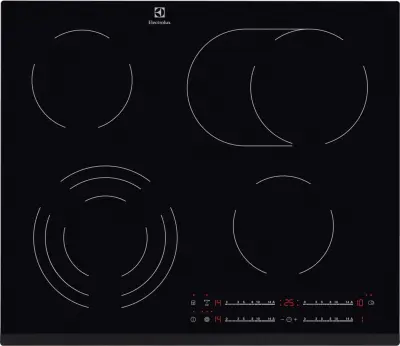ELECTROLUX EHF6547FXK steklokeramična kuhalna plošča