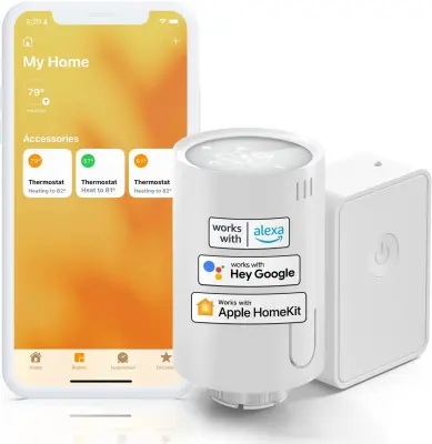 Meross MTS150HHK - Pametna termostatska glava WiFi - (HomeKit) začetni komplet