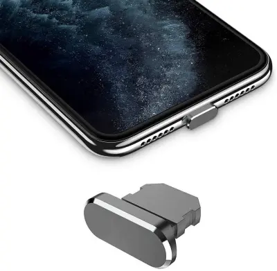 Cadorabo Zaščitni pokrovček, združljiv z Apple iPhone v sivi barvi za zaščito pred praho