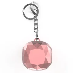 CADORABO CASE, združljiv s Samsung Galaxy Buds Pro / Live / Buds 2 - Dizajn Diamond Pink - Prenosna zaščitna pokrov za slušalke Silikona