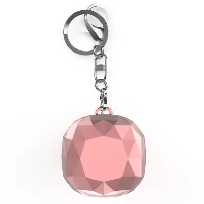 CADORABO CASE, združljiv s Samsung Galaxy Buds Pro / Live / Buds 2 - Dizajn Diamond Pink - Prenosna zaščitna pokrov za slušalke Silikona