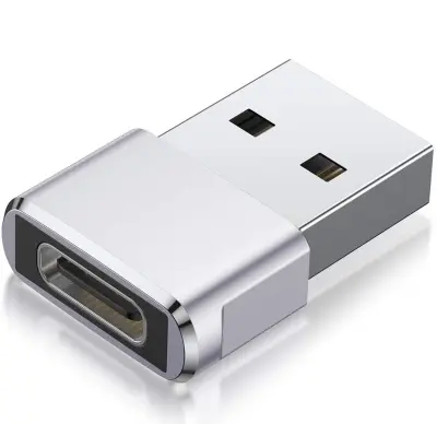 Cadorabo USB adapter v srebru - USB C do USB Adapter Converter