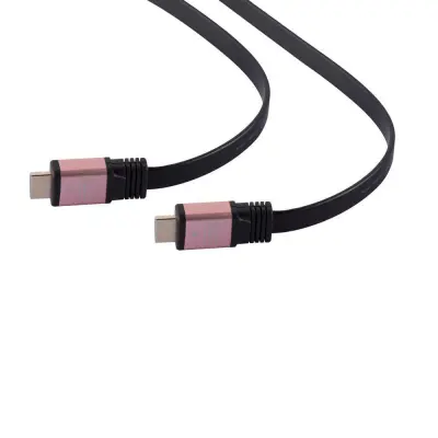 Cadorabo 1,8 m Slim serije (ploski kabel) HQ HDMI kabel 2,0/1,4a visoka hitrost z Ethernetom, najlonsko zaščito, Ultra HD 4K - 3D Ready ARC 1080P/2160