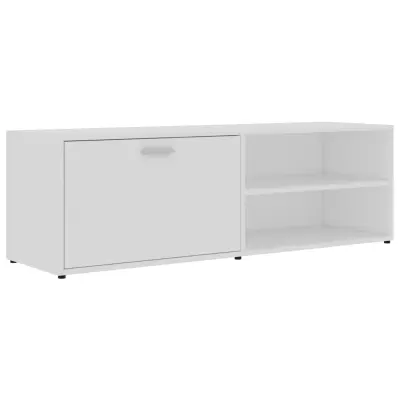 vidaXL TV omarica bela 120x34x37 cm iverna plošča