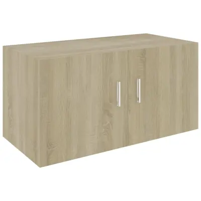 vidaXL Stenska omarica sonoma hrast 80x39x40 cm inženirski les