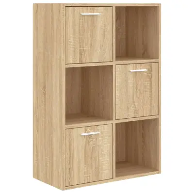 vidaXL Omara za shranjevanje sonoma hrast 60x29,5x90 cm iverna plošča