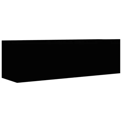 vidaXL TV omarica črna 100x30x30 cm inženirski les