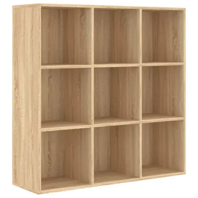 vidaXL Knjižna omara sonoma hrast 98x29x97,5 cm inženirski les