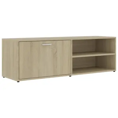 vidaXL TV omarica sonoma hrast 120x34x37 cm iverna plošča