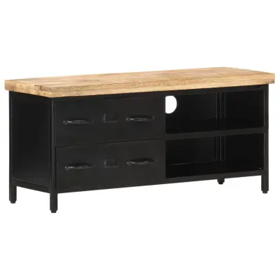 vidaXL TV omarica 90x30x41 cm robusten mangov les