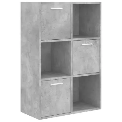 vidaXL Omara za shranjevanje betonsko siva 60x29,5x90 cm iverna plošča