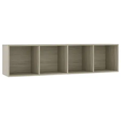 vidaXL Knjižna / TV omara sonoma hrast 143x30x36 cm
