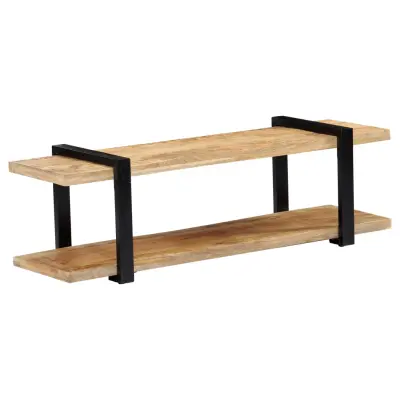 vidaXL TV omarica 130x40x40 cm trden mangov les