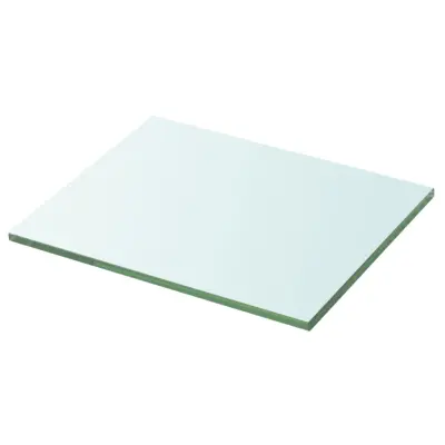 vidaXL Polica Prosojno Steklo 20x25 cm