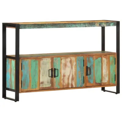 vidaXL Komoda 120x30x75 cm trden predelan les