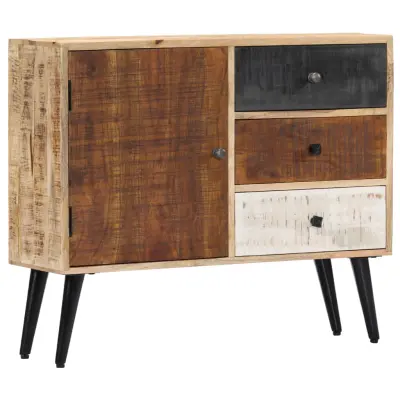 vidaXL Komoda 88x30x73 cm trden mangov les