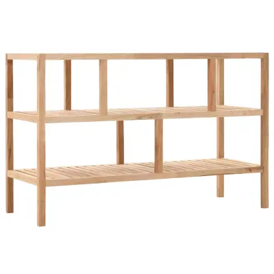 vidaXL Kopalniška polica iz trdne orehovine 100x40x65 cm