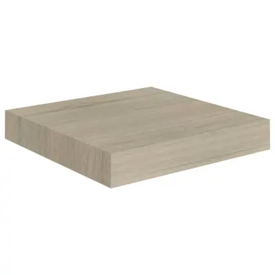 vidaXL Stenska polica barva hrasta 23x23,5x3,8 cm MDF