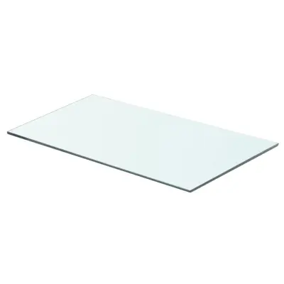 vidaXL Polica Prosojno Steklo 60x30 cm