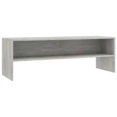 vidaXL TV omarica betonsko siva 120x40x40 cm inženirski les