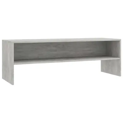 vidaXL TV omarica betonsko siva 120x40x40 cm inženirski les