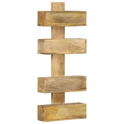 vidaXL Stensko stojalo za revije 30x11x72 cm trden mangov les